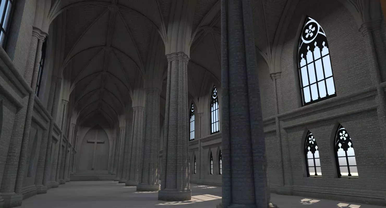 Cathedral Interior 3D model