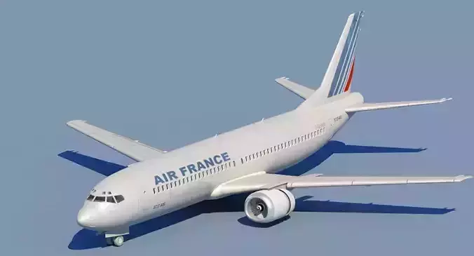 737 400 AirFrance With Interior