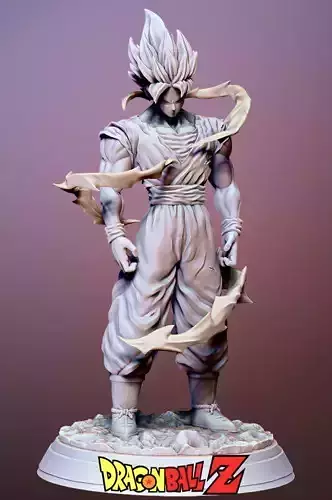 Goku Dragon ball z 3d print 3D print model