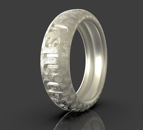 Ring Daisy I Love You 3D print model
