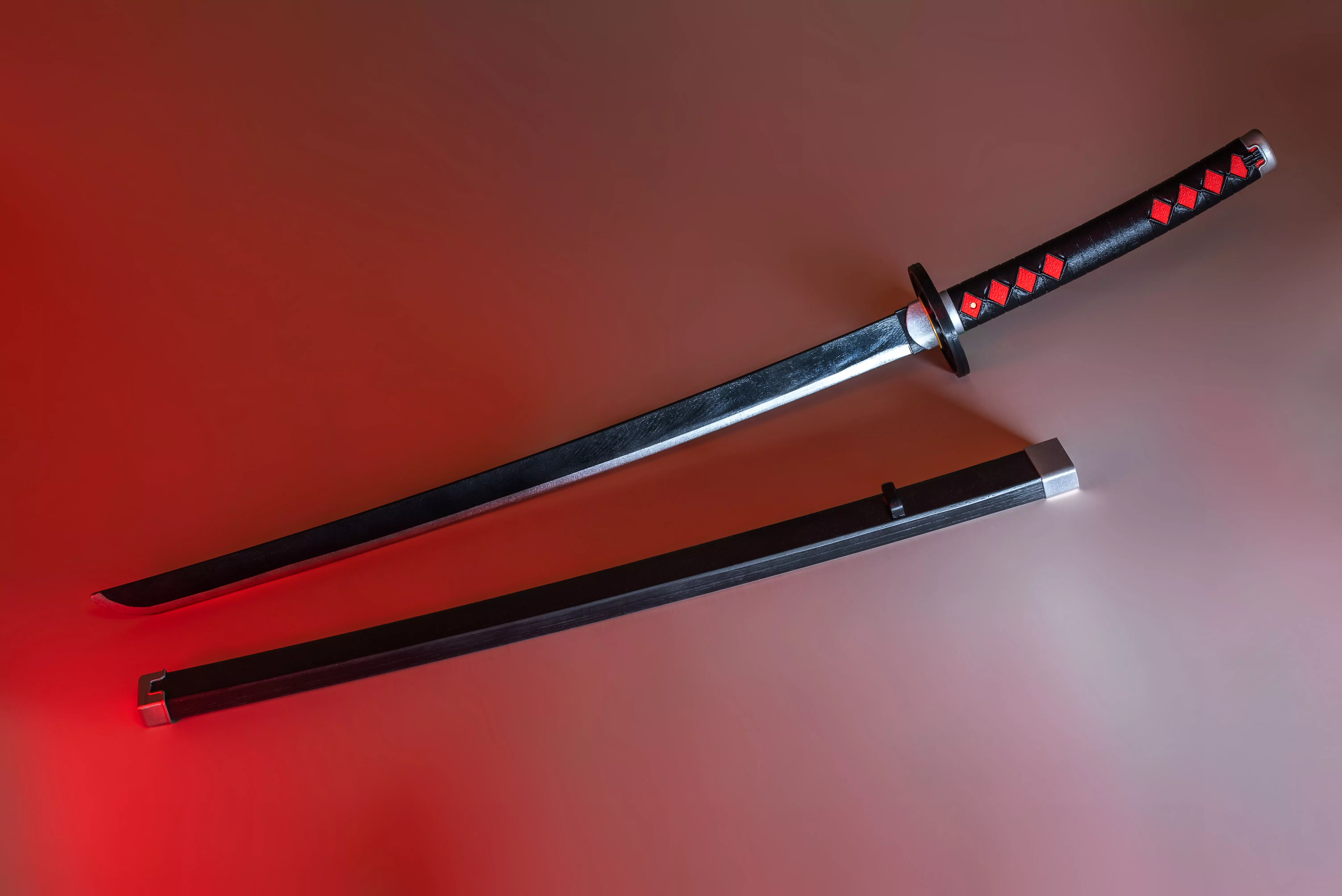Tanjiro katana from Demon Slayer canonical model for 3d printing 3D print model_0