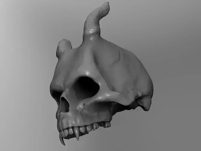 Demon skull
