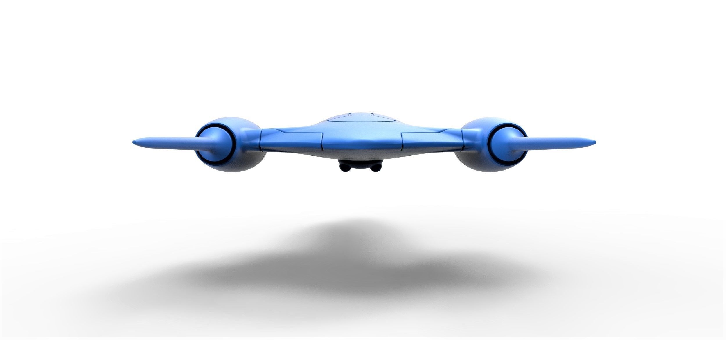 Naboo Queens Royal starship Scale 1 to 200 3D print model_16