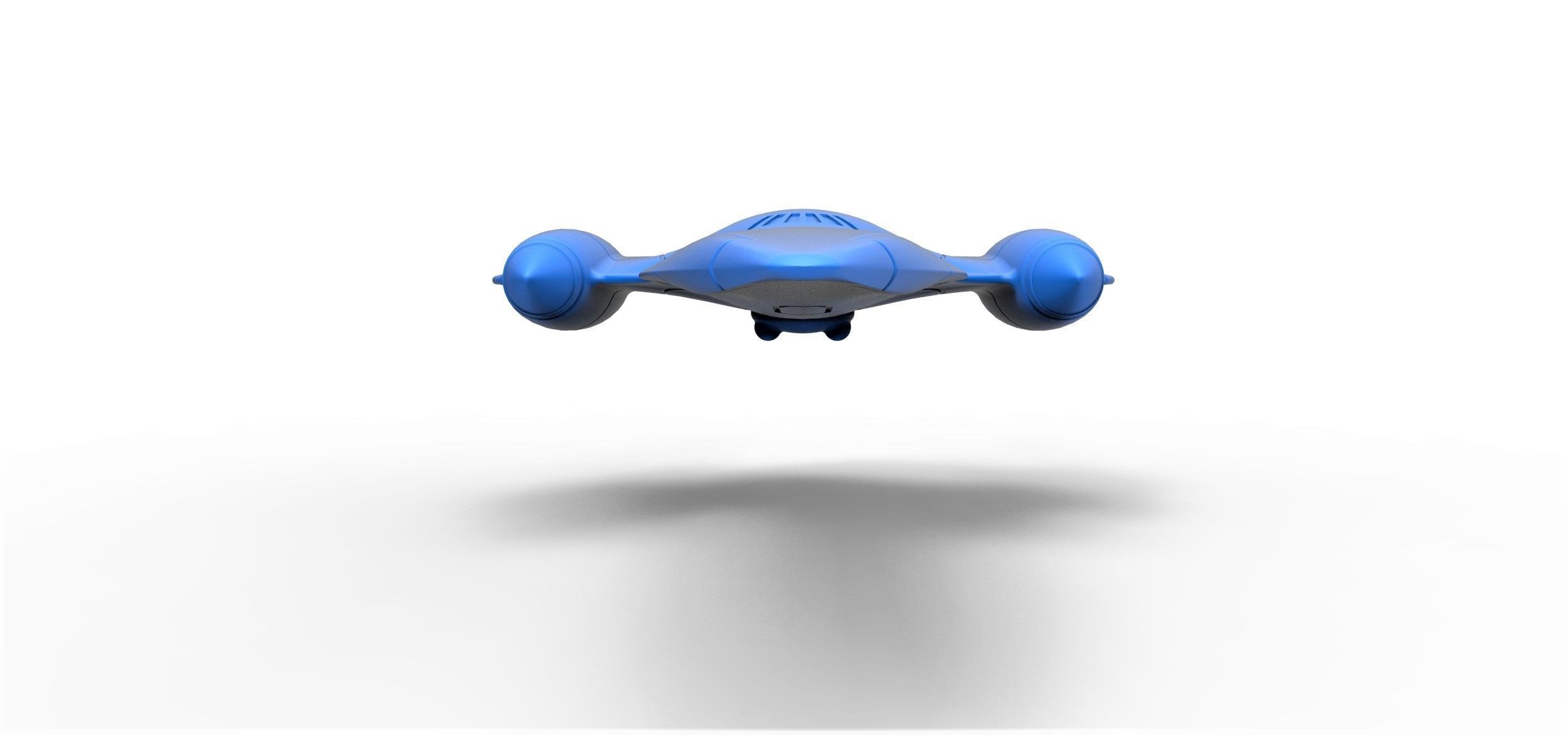 Naboo Queens Royal starship Scale 1 to 200 3D print model_7