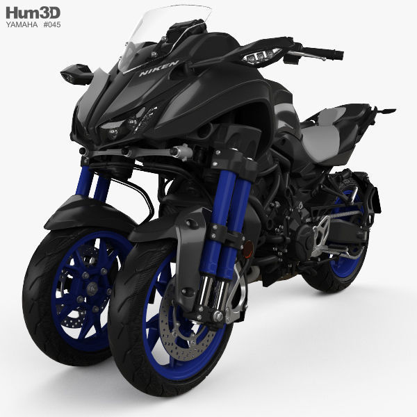 Yamaha Niken 2018 3d Model Cgtrader
