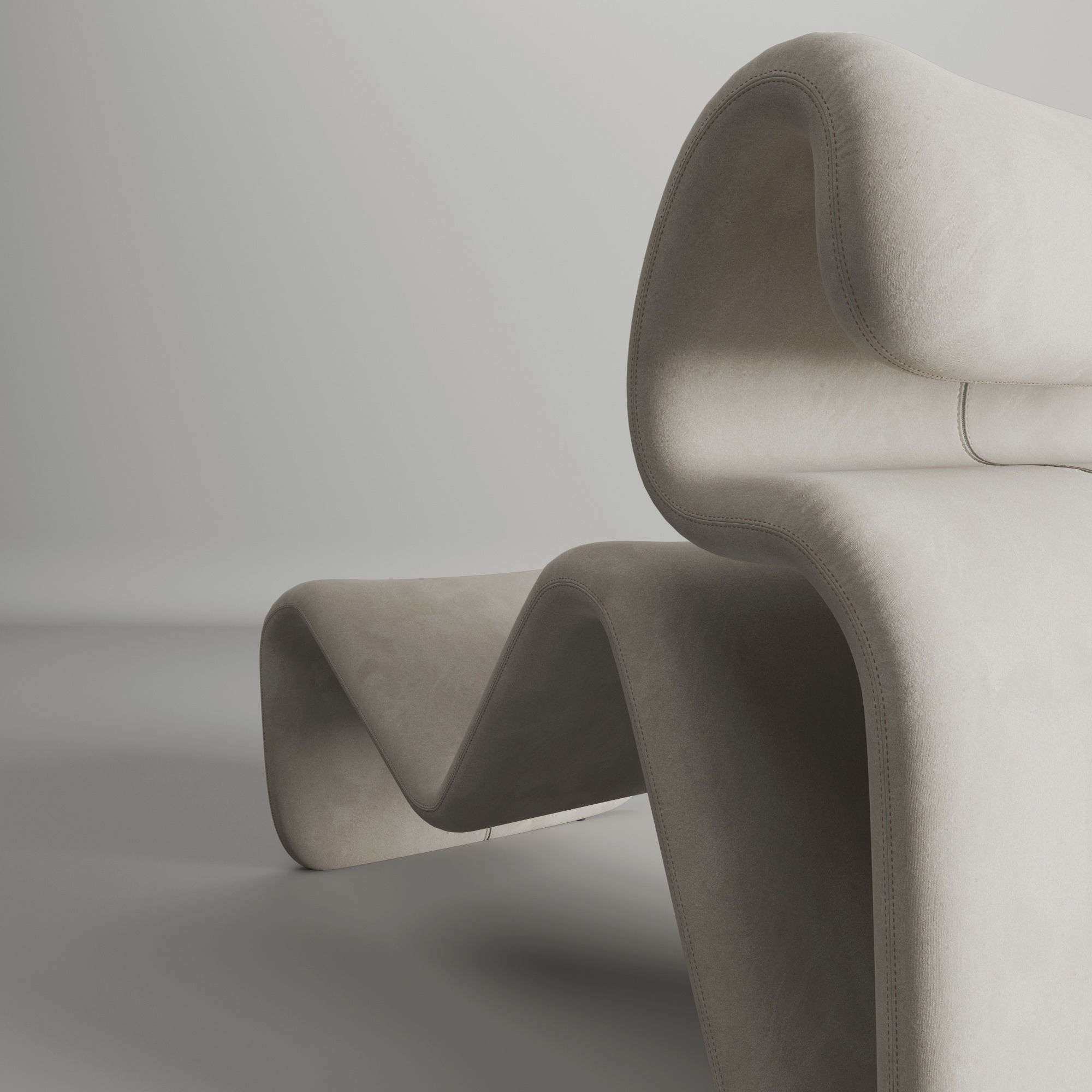 Etcetera Lounge Chair by Jan Ekselius 3D model_4