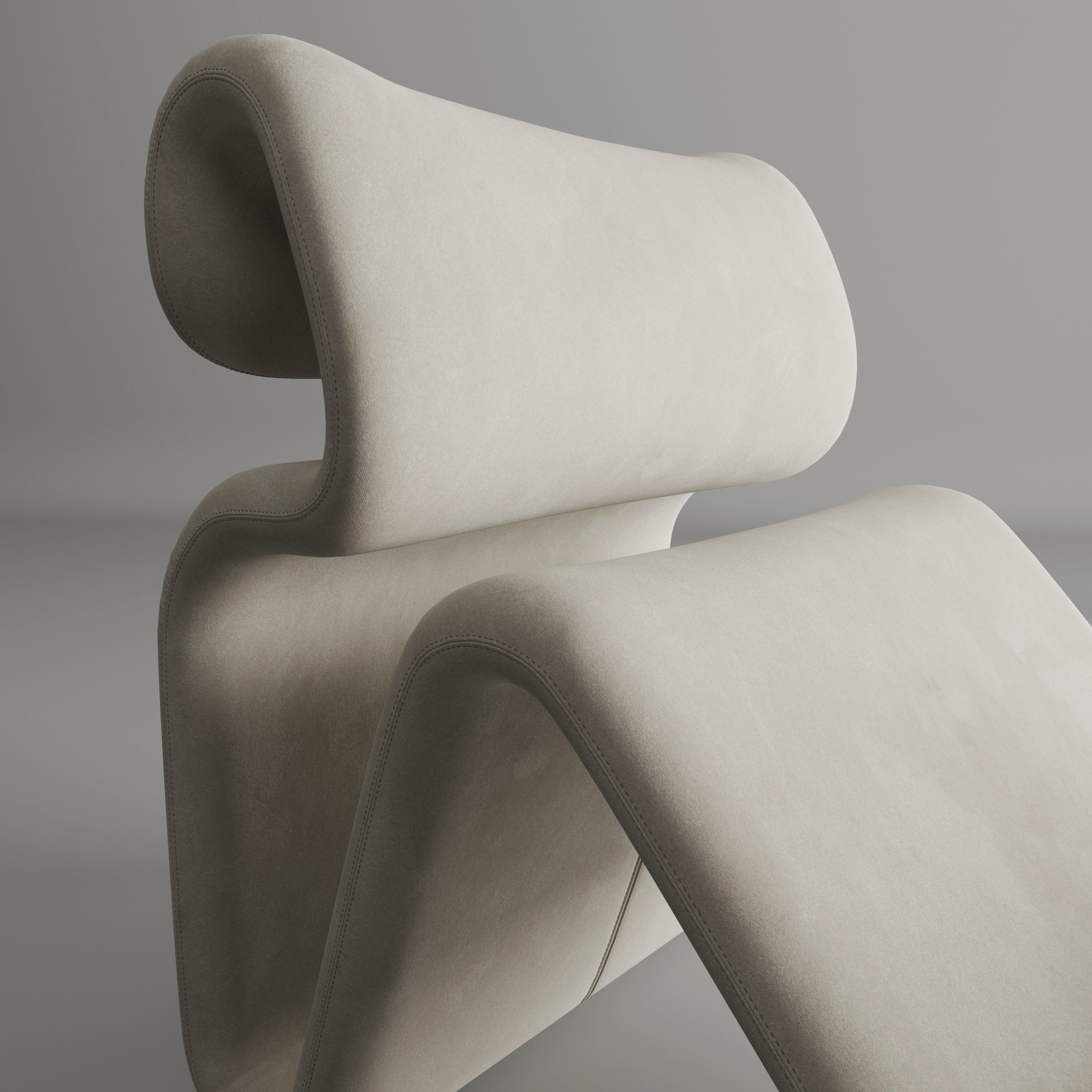 Etcetera Lounge Chair by Jan Ekselius 3D model_3