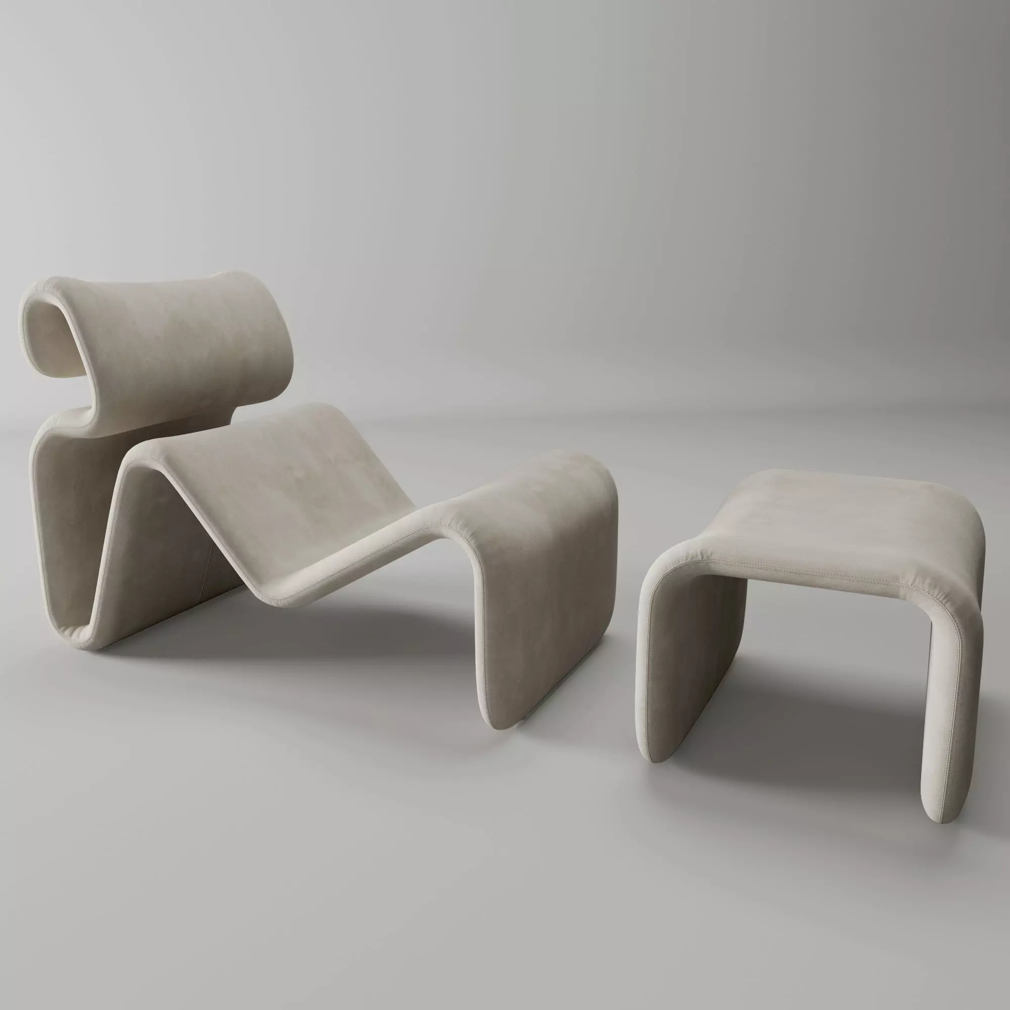 Etcetera Lounge Chair by Jan Ekselius 3D model_0