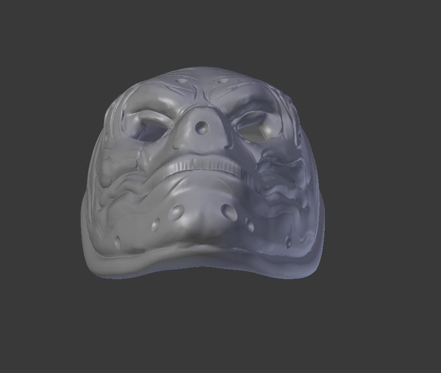 Sokol mask for face from PayDay 2 3D print model_13