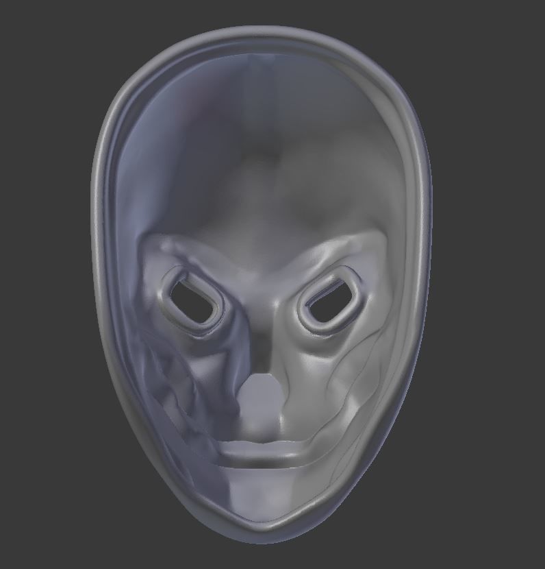 Sokol mask for face from PayDay 2 3D print model_8