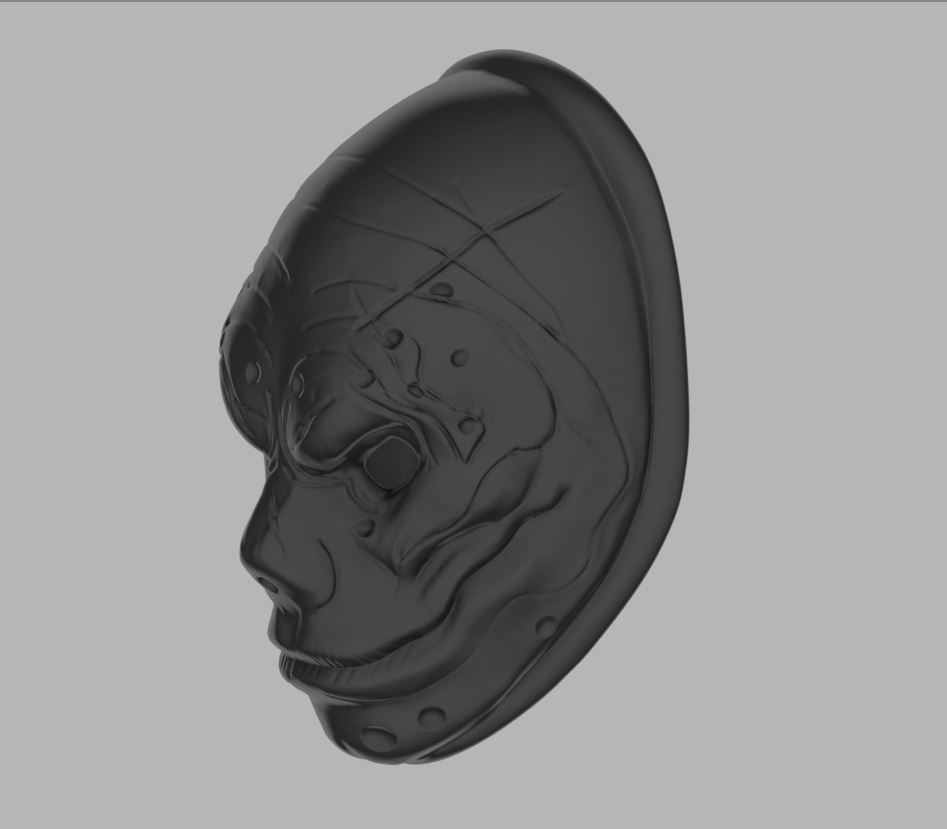 Sokol mask for face from PayDay 2 3D print model_3