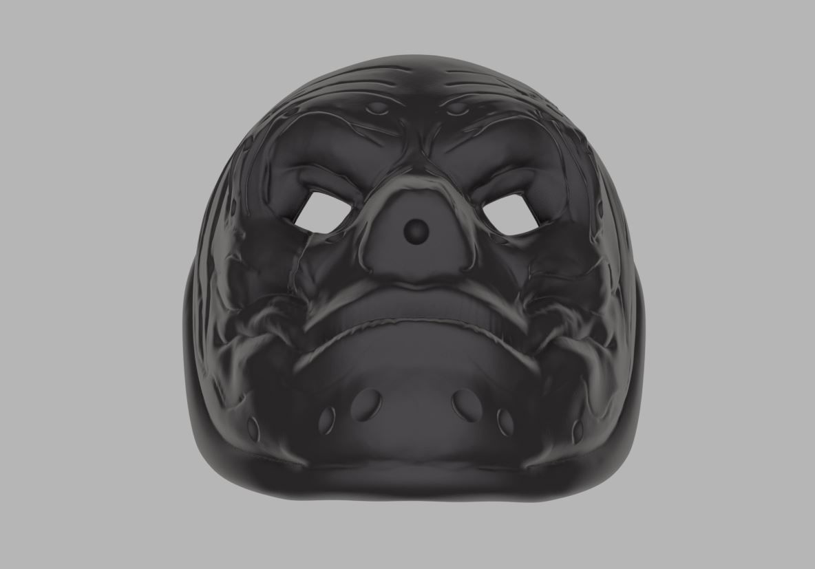 Sokol mask for face from PayDay 2 3D print model_6