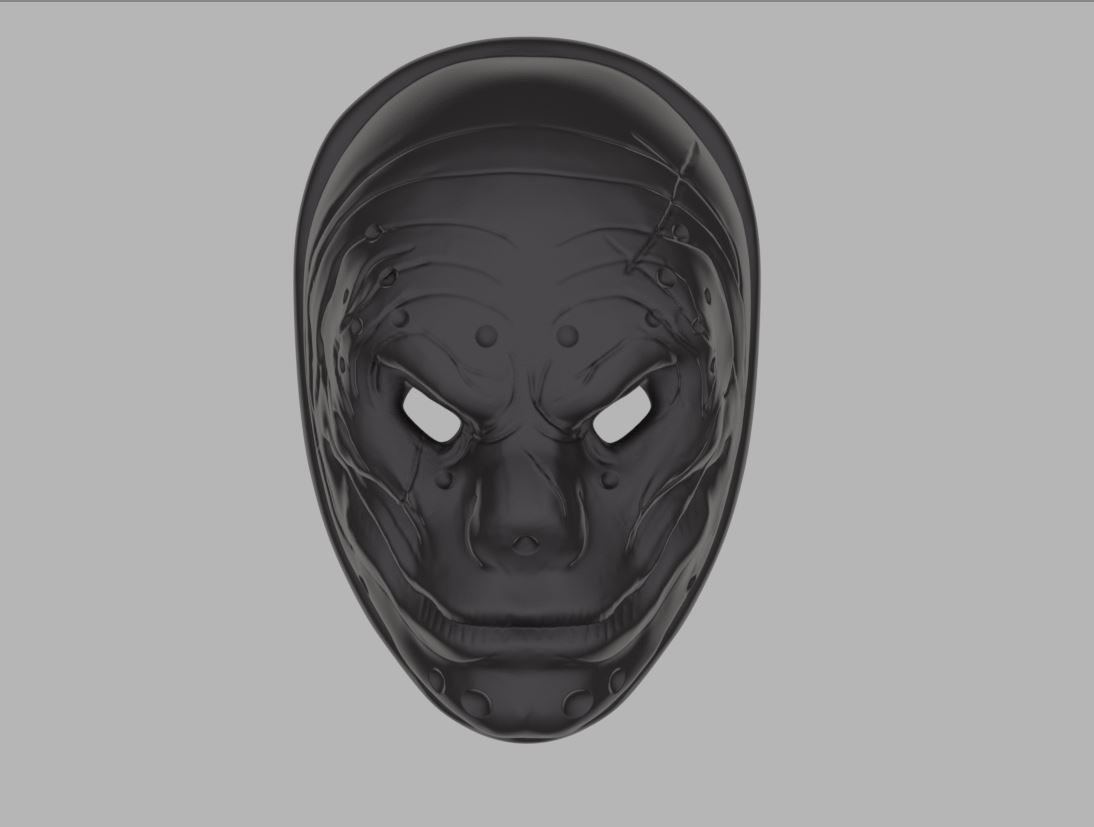 Sokol mask for face from PayDay 2 3D print model_0