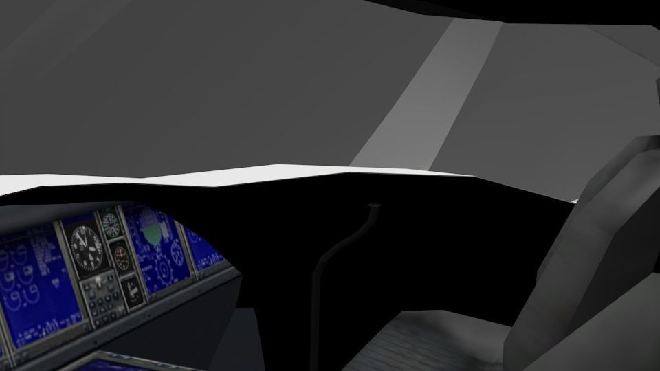 Embraer E170 Low-poly 3D model_1