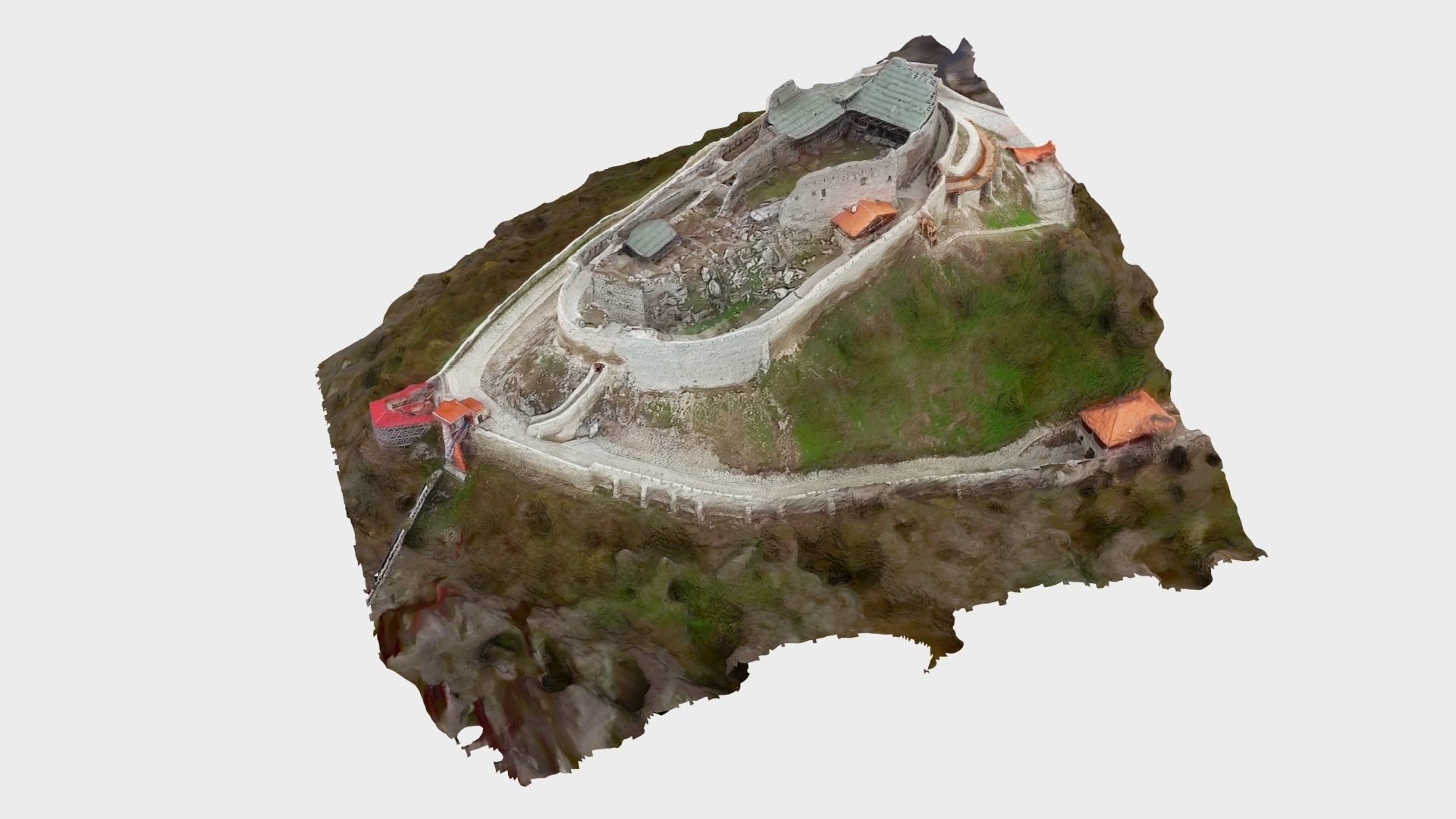 Deva Castle Romania  Free 3D model_3