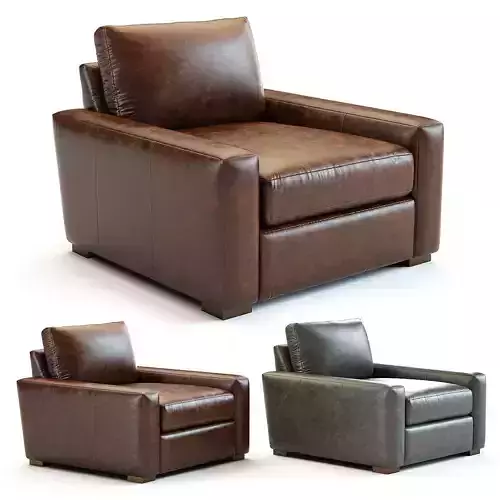 Restoration Hardware - Maxwell Leather Armchair