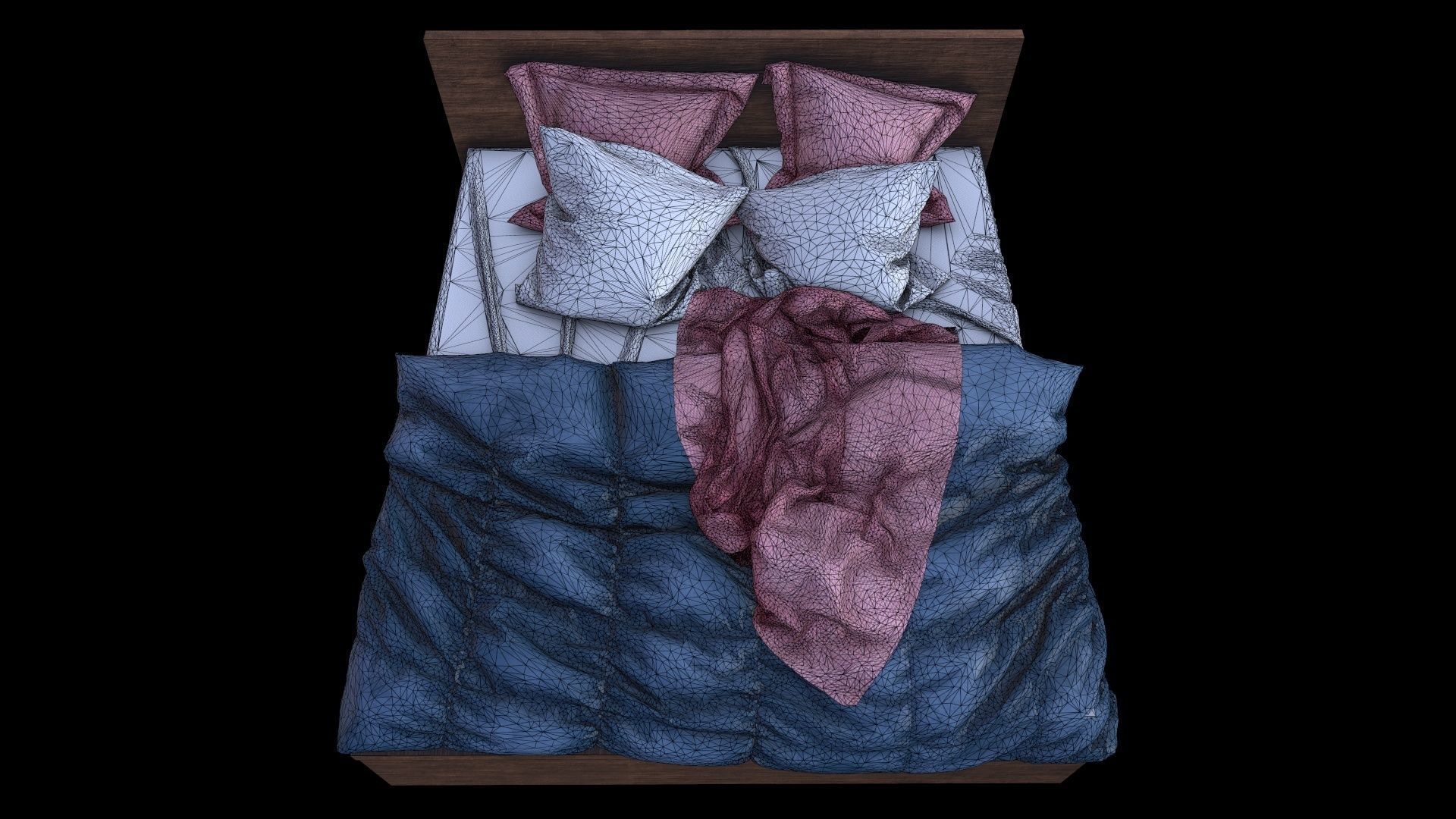 PBR Beds - 5 Pieces 3D model_12