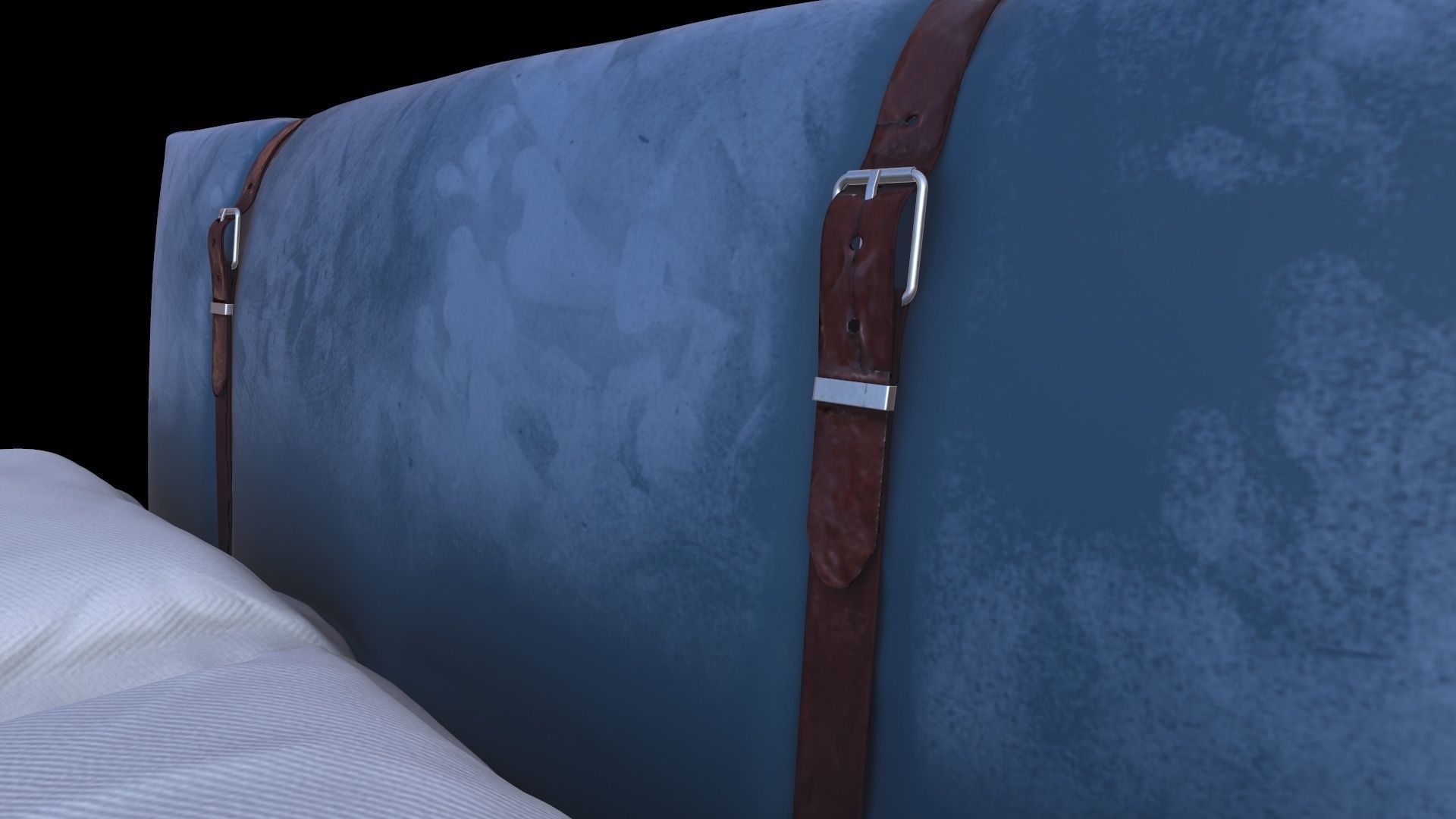 PBR Beds - 5 Pieces 3D model_27