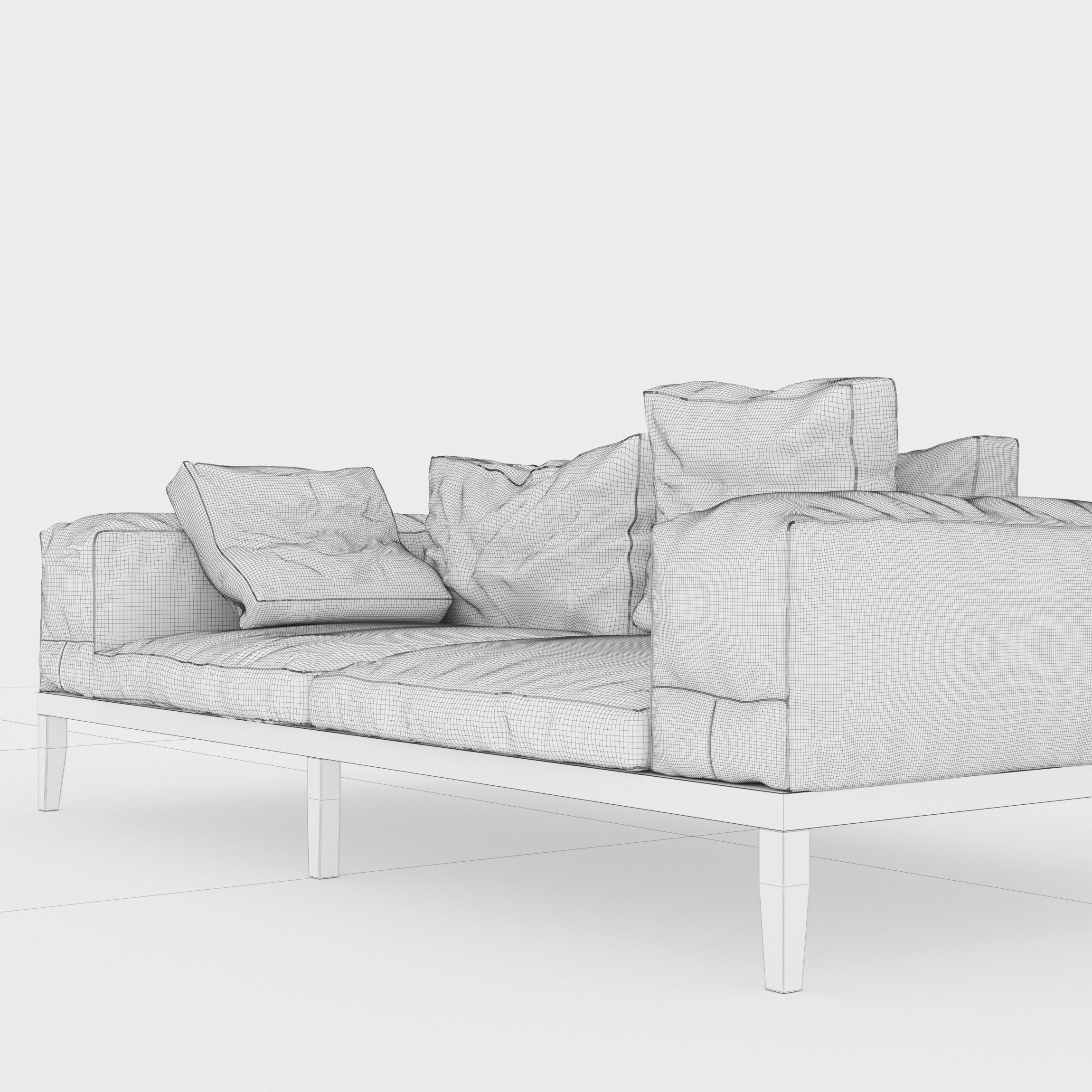 Lifewood Sofa 3D model_3