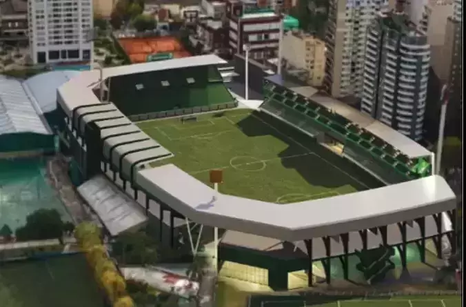 Realistic Multi-Sports Stadium 3D Model