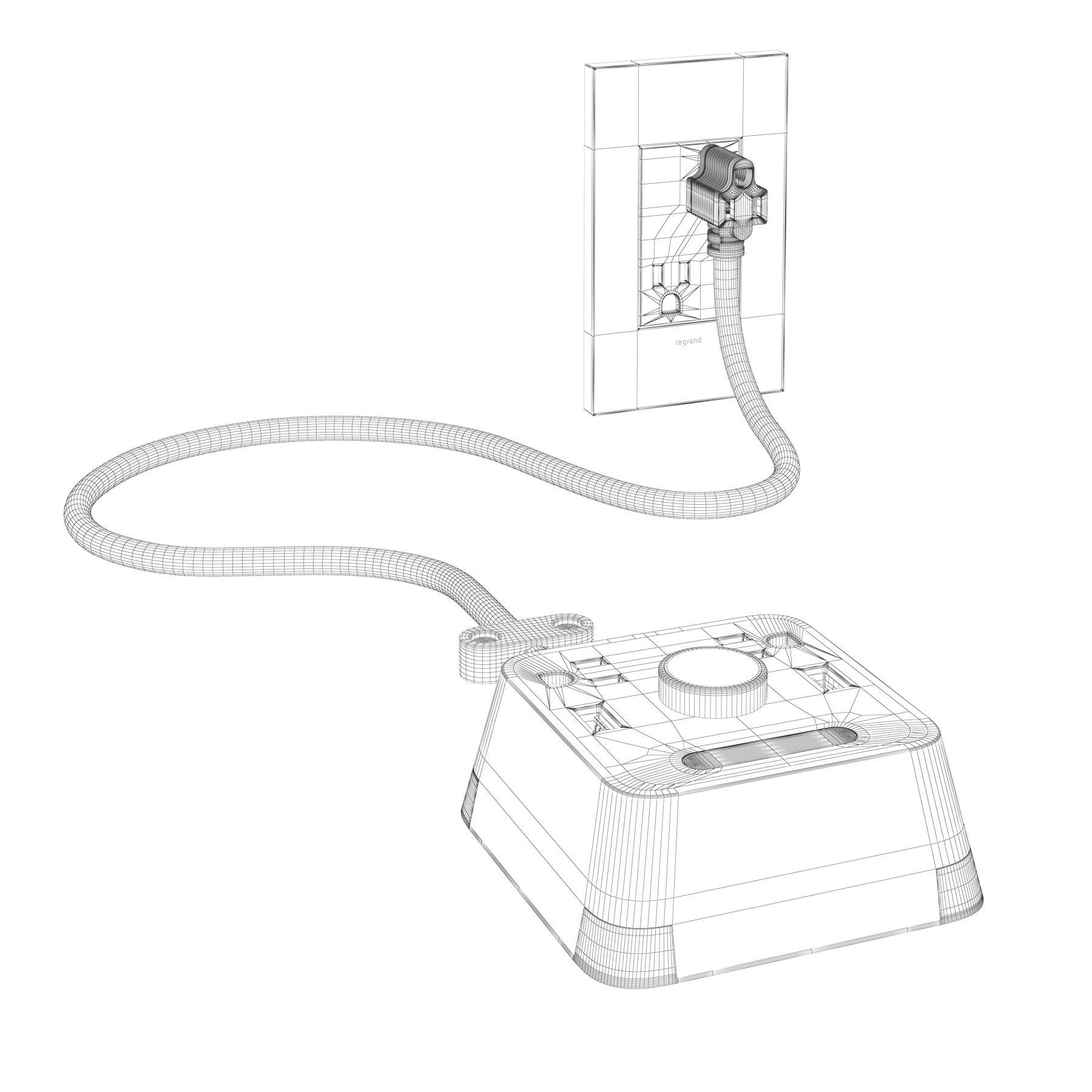 CubieTime Alarm Clock 3D model_3