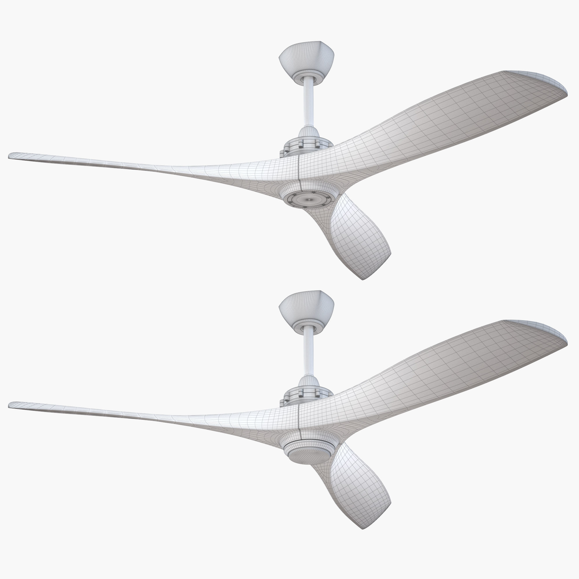 Minka Aire Aviation ceiling fan 3D model_1
