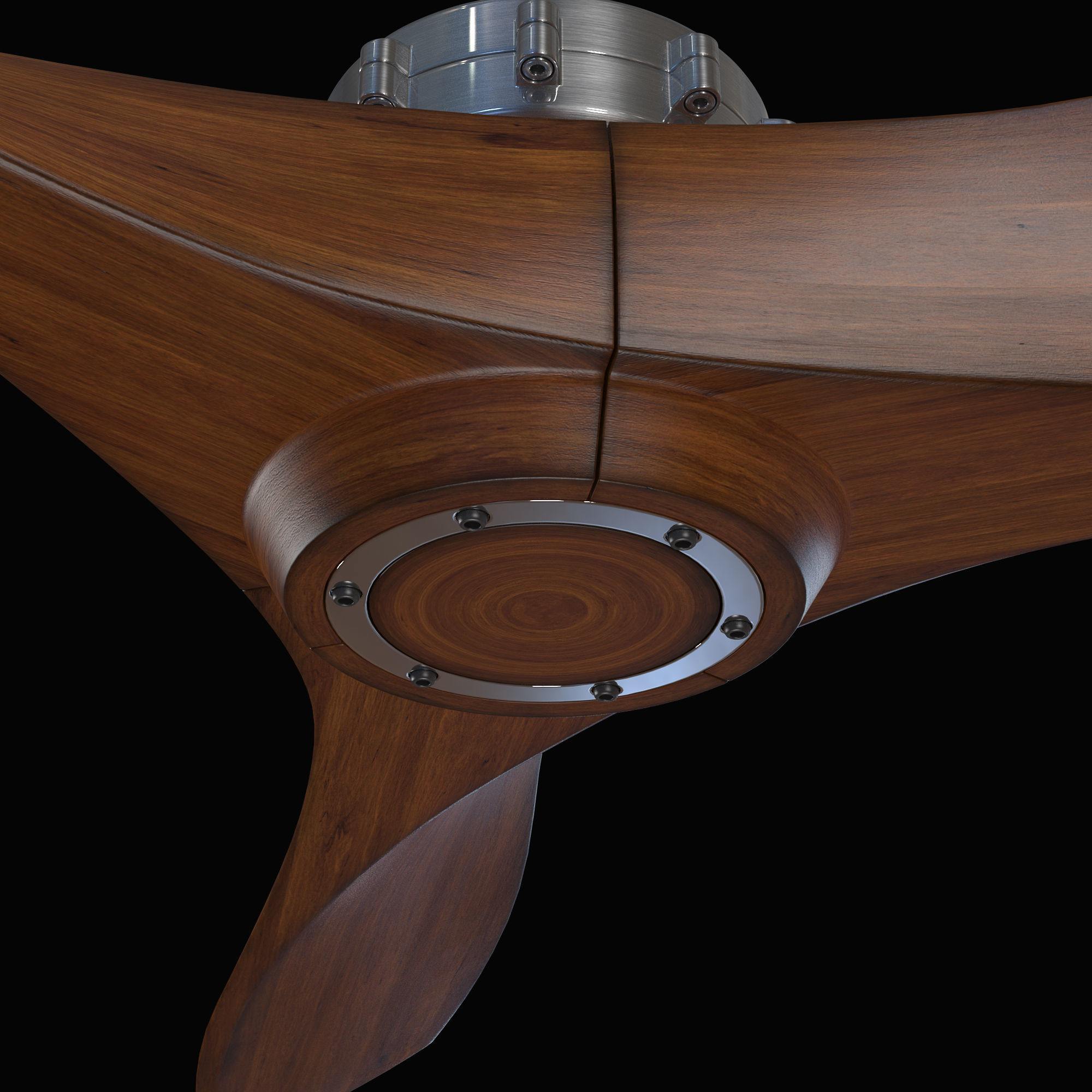 Minka Aire Aviation ceiling fan 3D model_3