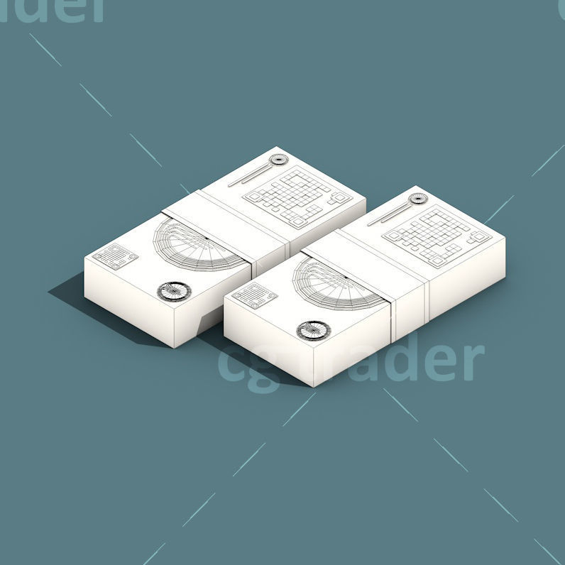 Low Poly Cryptocurrency Blockchain Pack 02 Low-poly 3D model_12