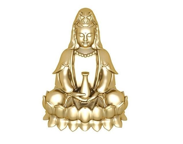 Buddha is peaceful Free 3D print model