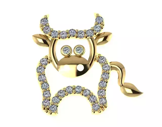 cows jewelry diamond