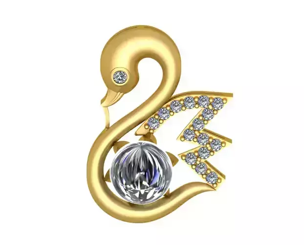 Peacock jewelry diamond