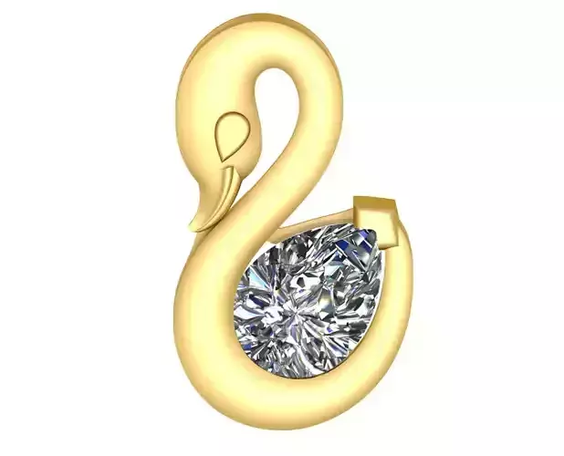 Peacock jewelry 3D print model