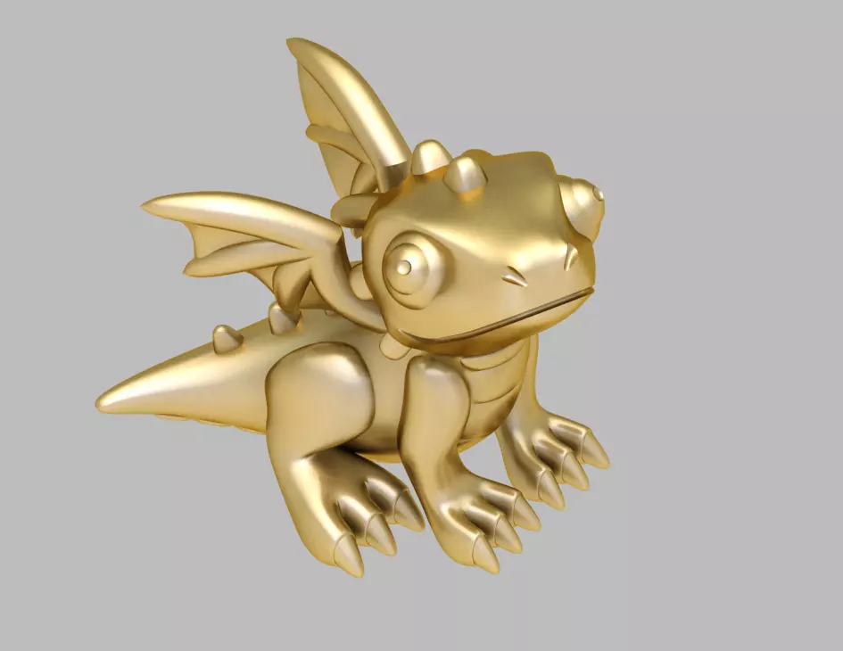 dragon happy jewelry Free 3D print model