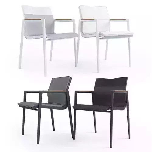 Dedon Dean Armchair 3D model