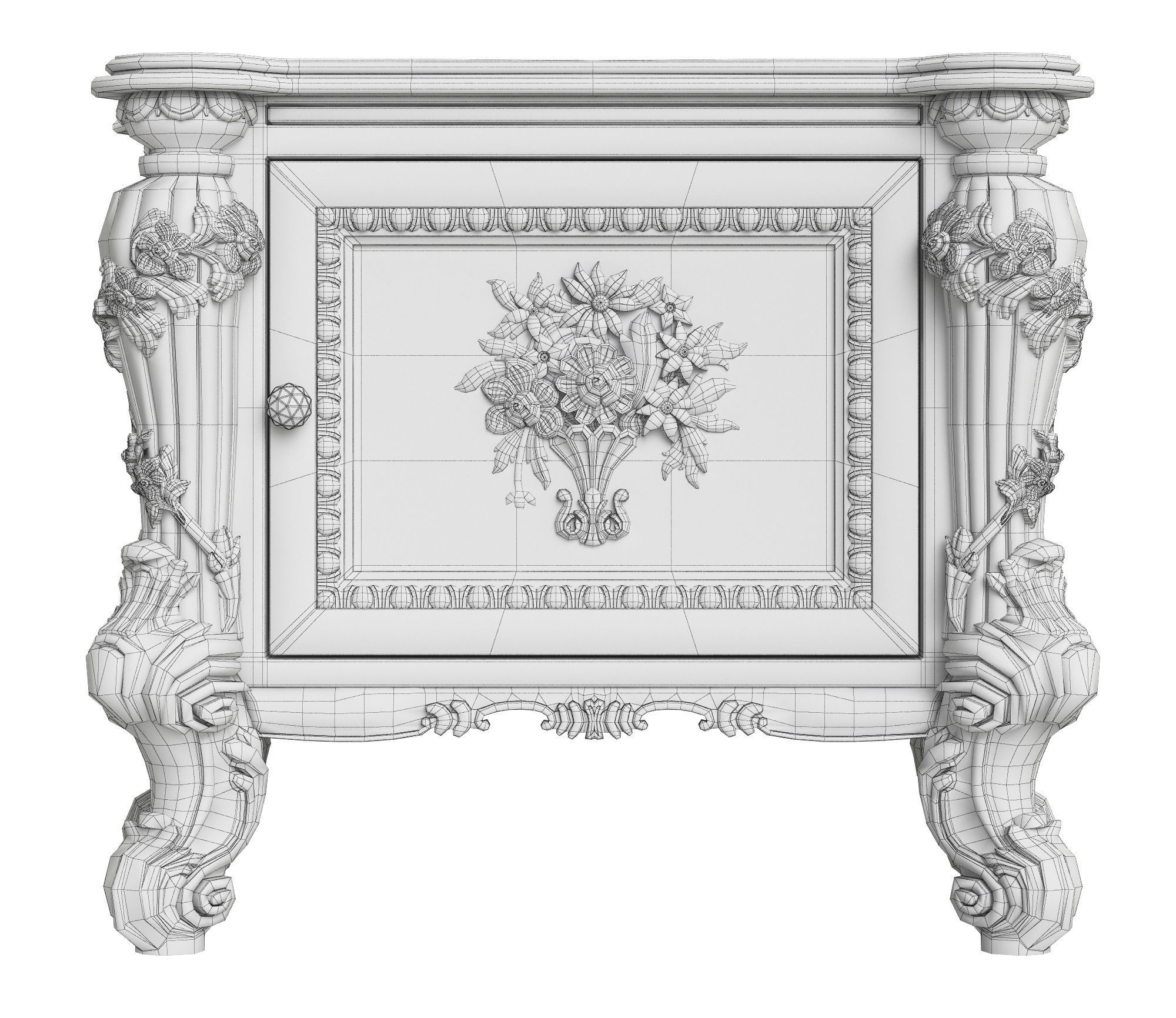 Asnaghi Muss Bed 3D model_6