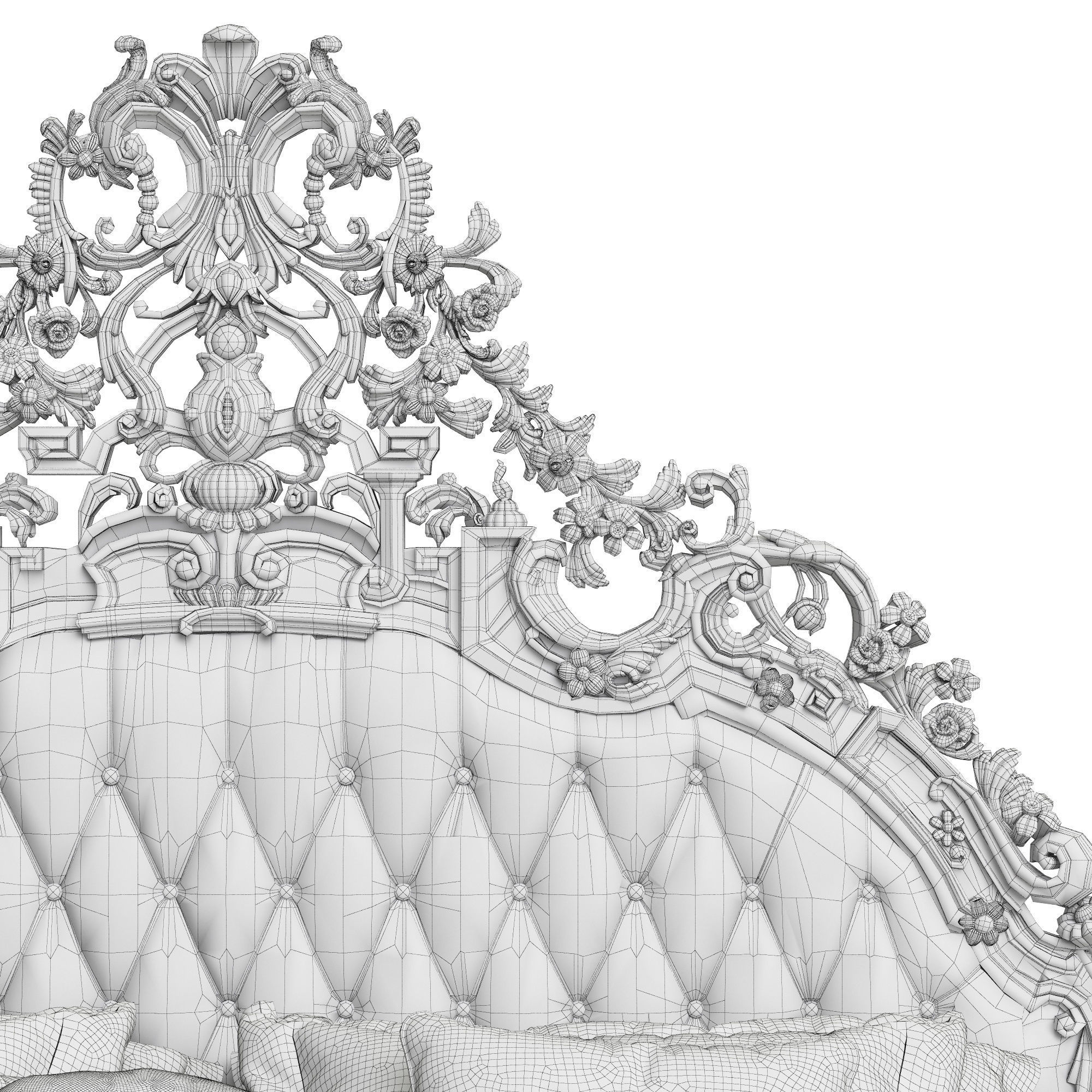 Asnaghi Muss Bed 3D model_5