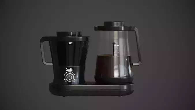 Dash Rapid Coffe maker Low-poly 3D model