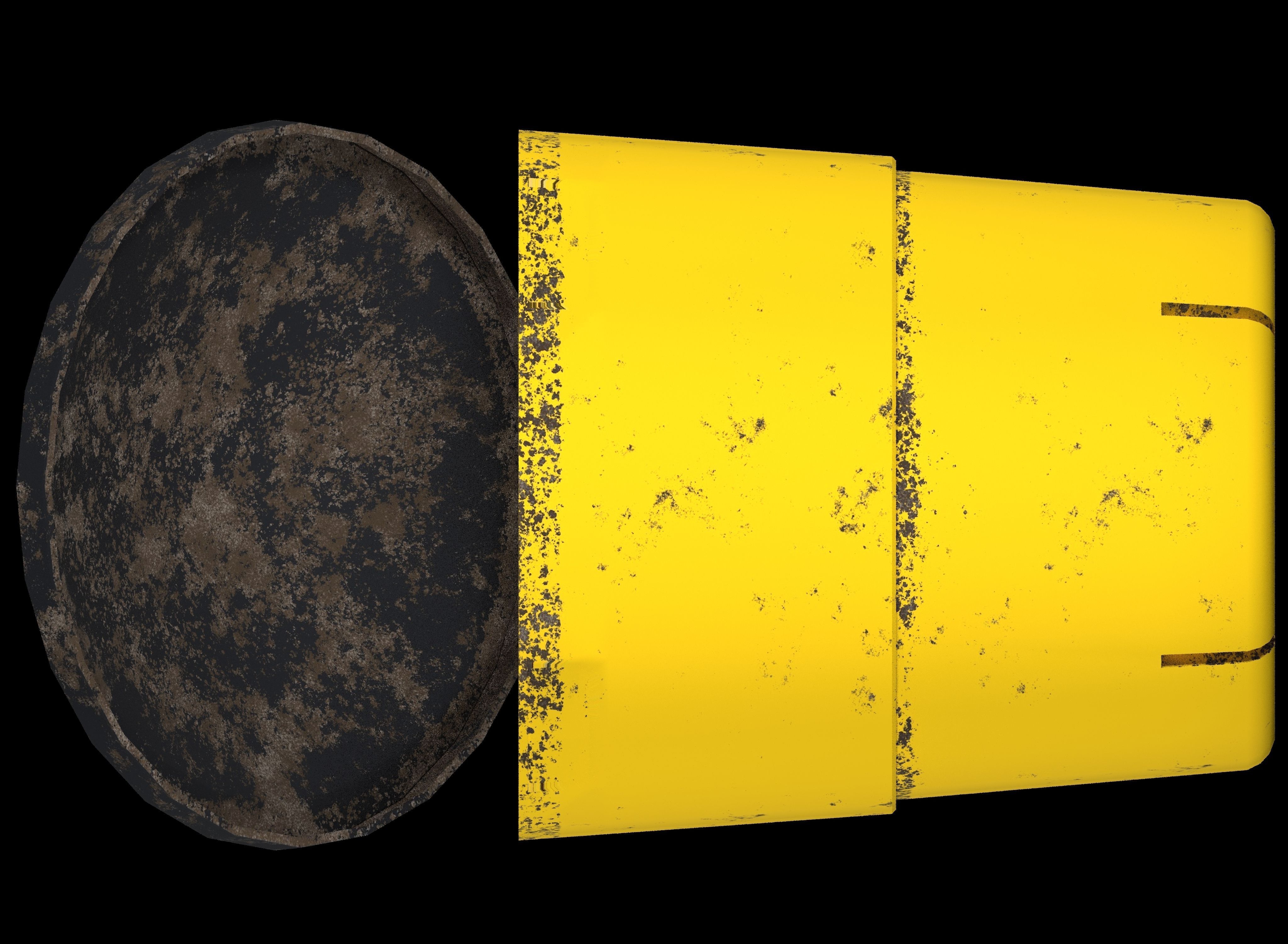 3D model Crash Barrel VR / AR / low-poly | CGTrader