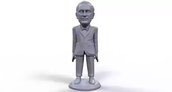FDR stylized high quality 3D printable miniature 3D print model