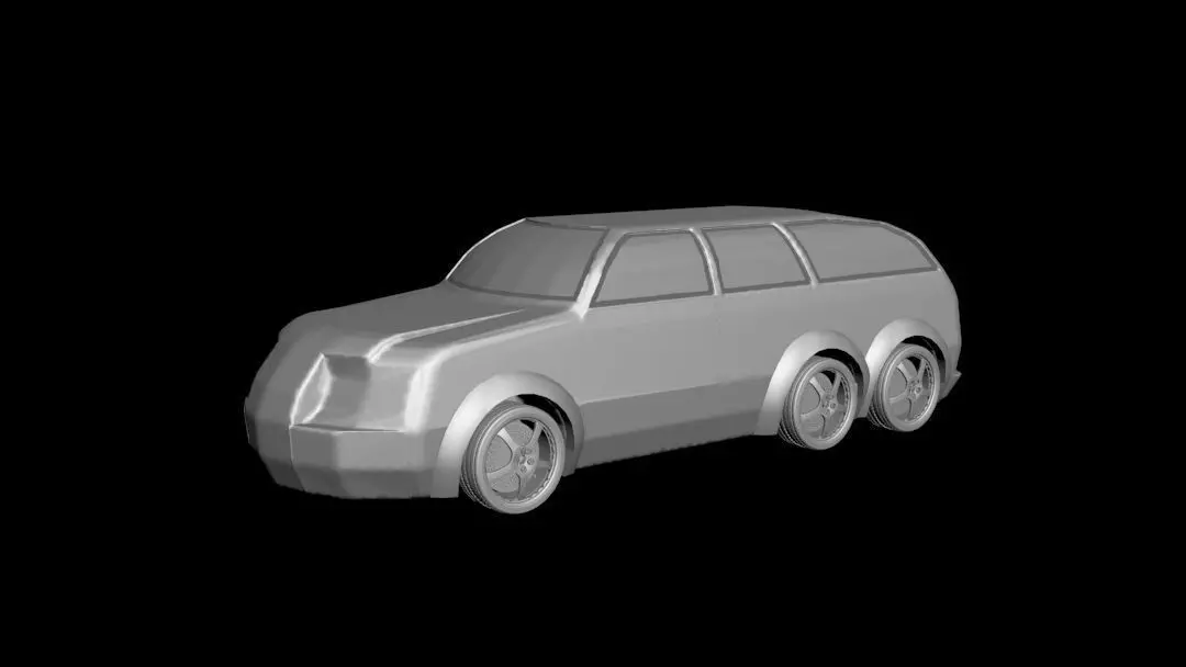 New Concept Car 2015 Plus 3D model_0