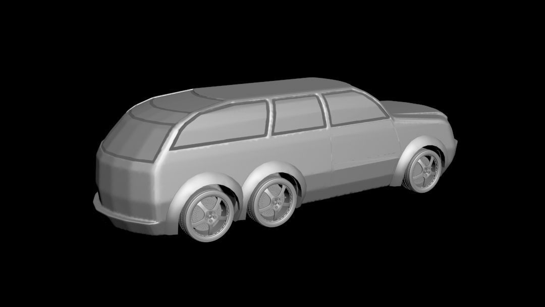 New Concept Car 2015 Plus 3D model_2