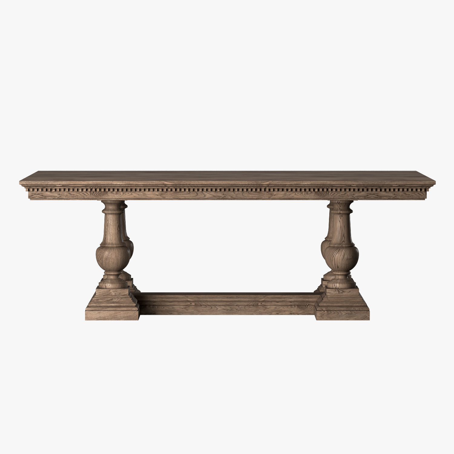 ST JAMES RECTANGULAR EXTENSION DINING TABLE 3D model_4