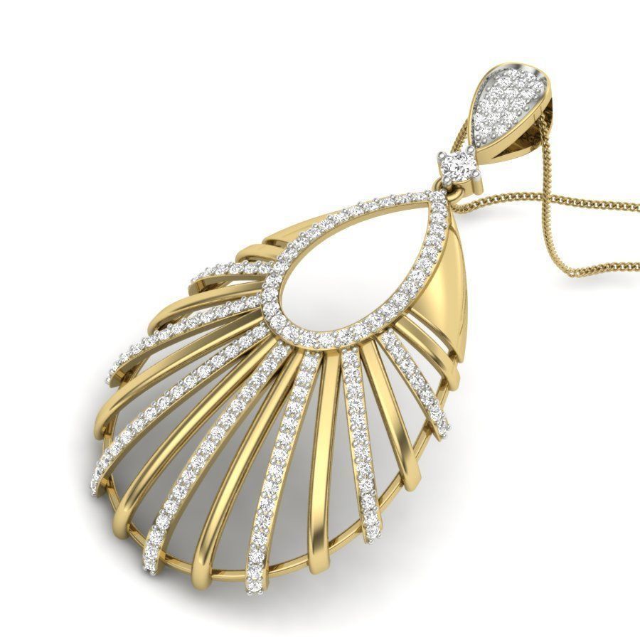 Women pendant 3dm render detail 3D print model 3D print model_4