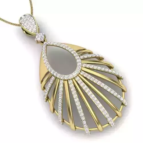 Women pendant 3dm render detail 3D print model