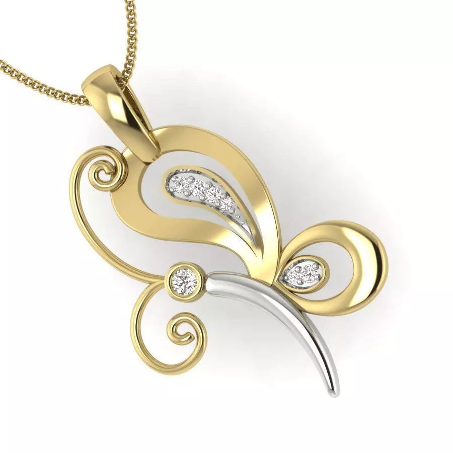 Women pendant 3dm render detail 3D print model 3D print model_0