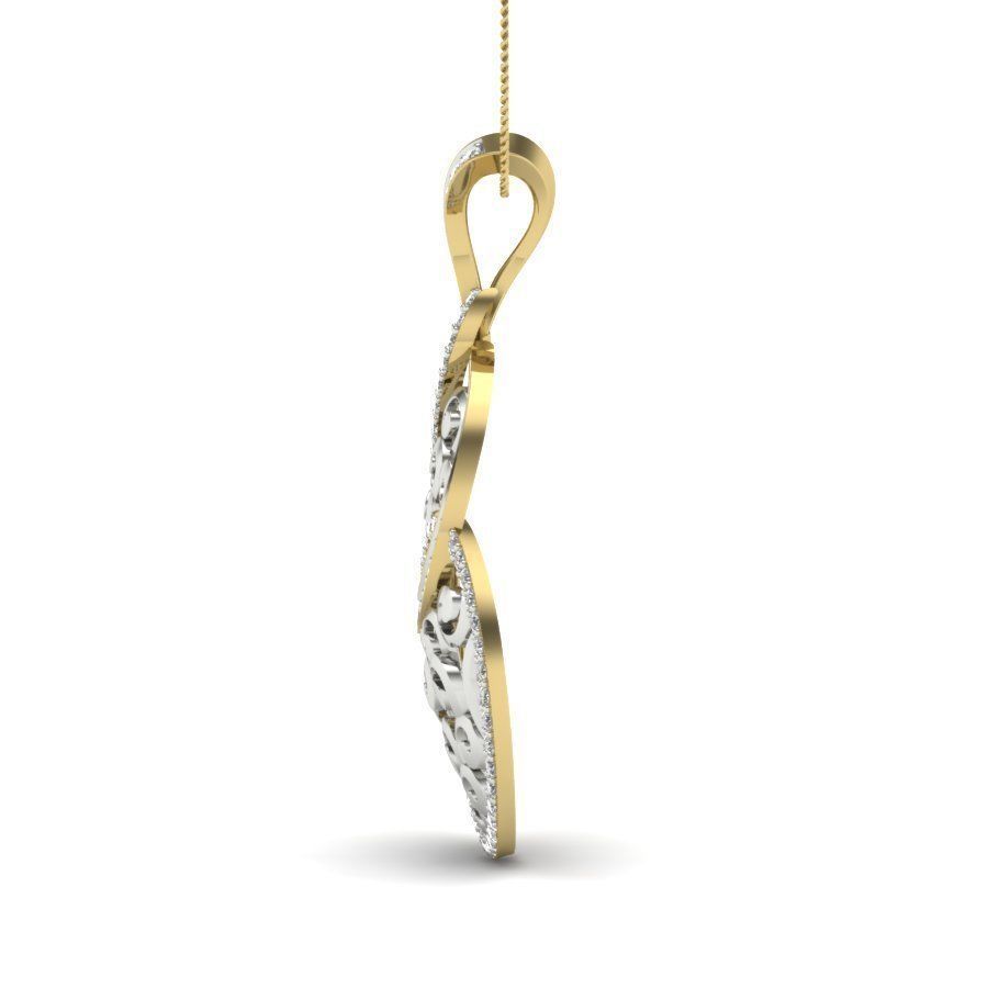 Women pendant 3dm render detail 3D print model 3D print model_3