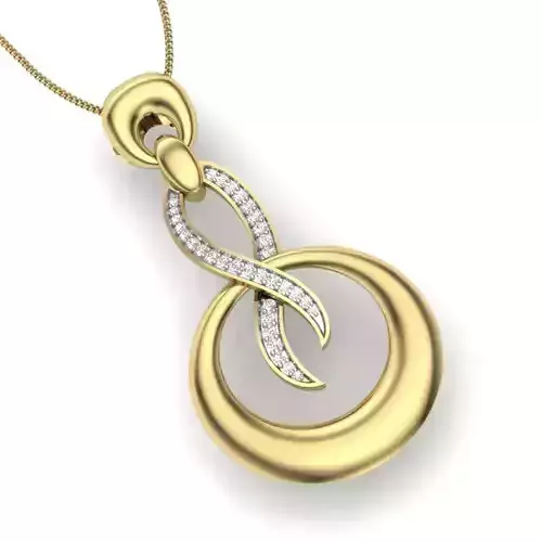 Women pendant 3dm render detail 3D print model