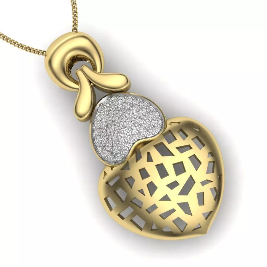 Women pendant 3dm render detail 3D print model 3D print model_0