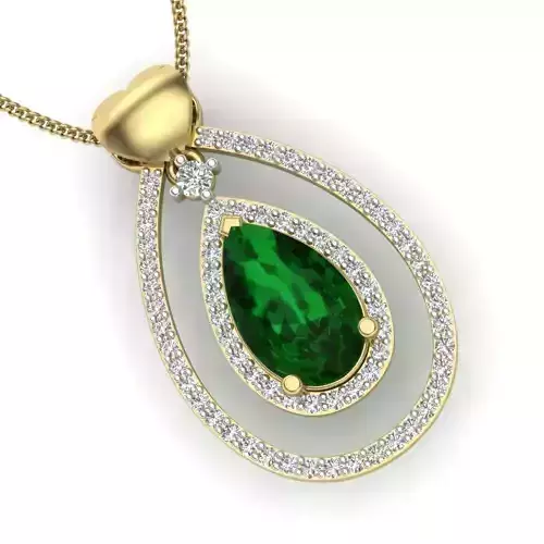 Women pendant 3dm render detail 3D print model