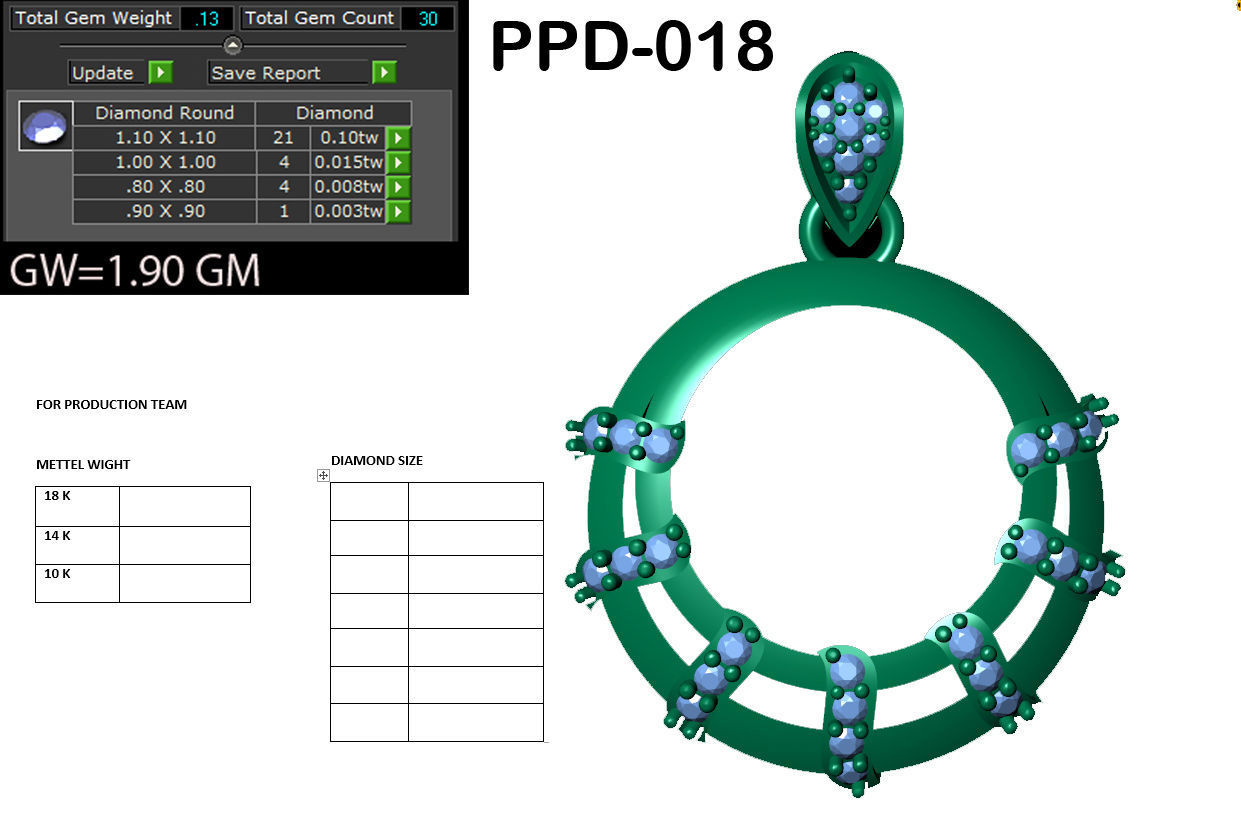 Women pendant 3dm render detail 3D print model 3D print model_6